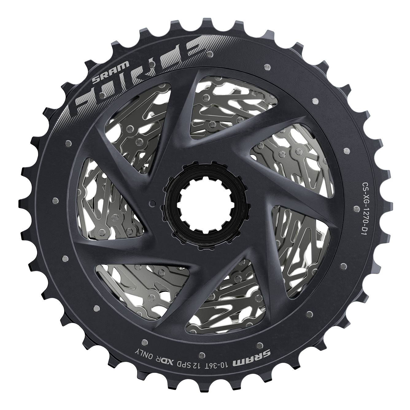 SRAM Force XG-1270 Cassette - Silver
