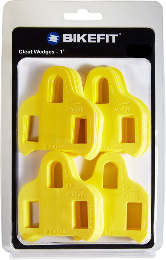BikeFit Cleat Wedge - Look/Shimano 3-Hole - 1 Degree - SINGLE