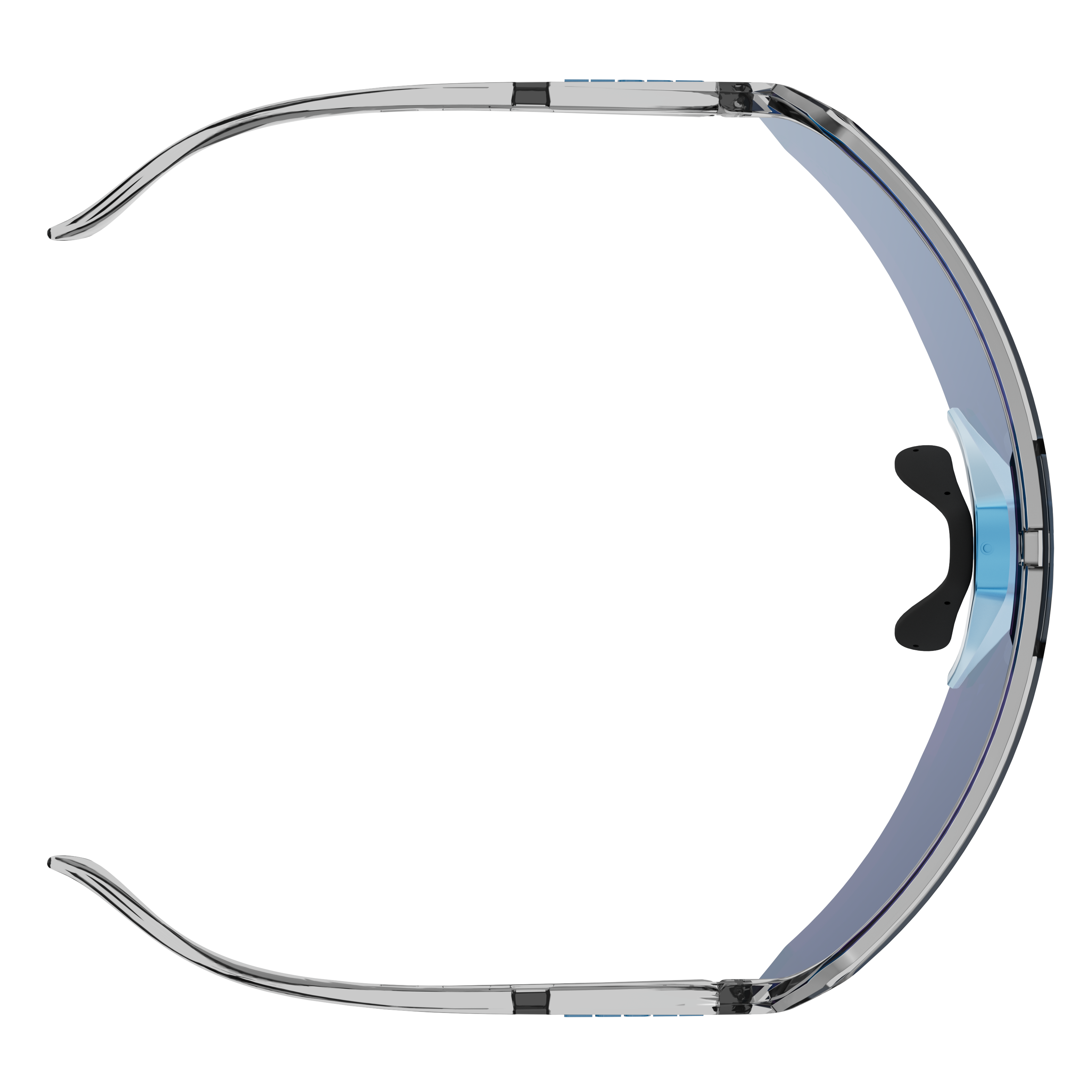 Scott Sport Shield Sunglasses - Black/Neon Blue