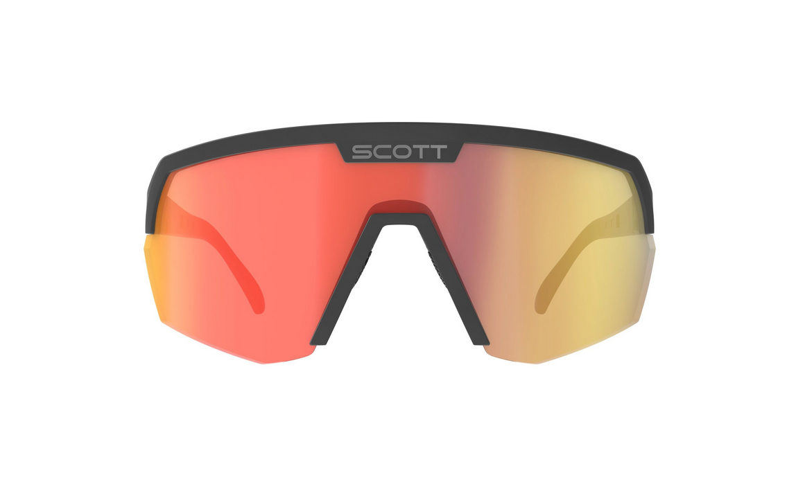 Scott Sport Sheild Sunglasses - Black/Red Chrome