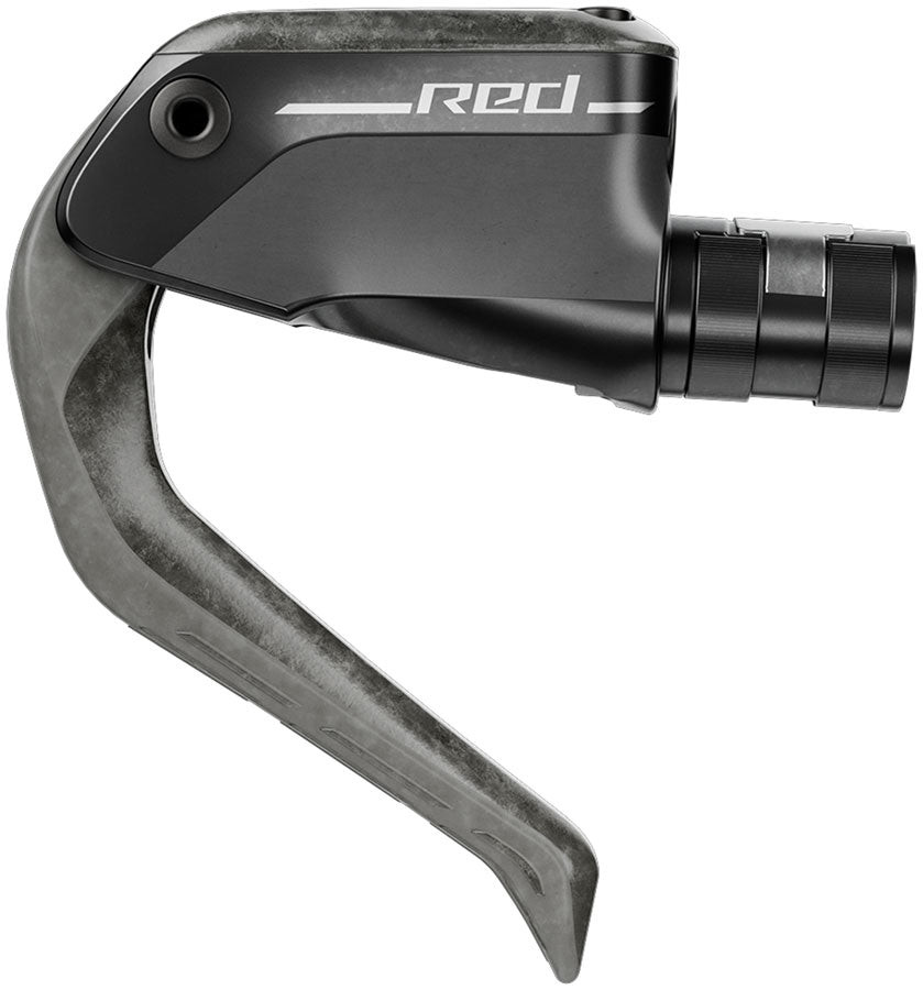 SRAM RED Aero Disc Brake and Lever - Flat Mount, 20mm Offset, Carbon Lever Blade, Black/Silver, E1