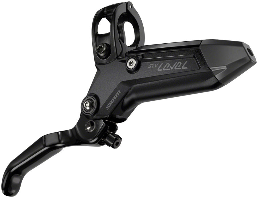 SRAM Level Silver Stealth Disc Brake and Lever - Post Mount, 4-Piston, Aluminum Lever, SS Hardware, Black, C1