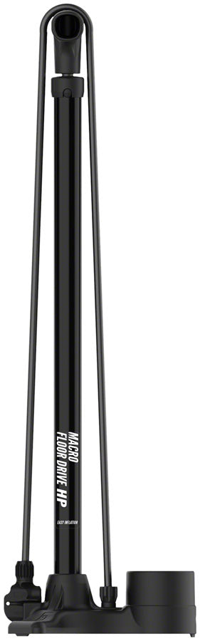 Lezyne Macro Floor Drive DV Floor Pump - Dual Valve - Flat Black