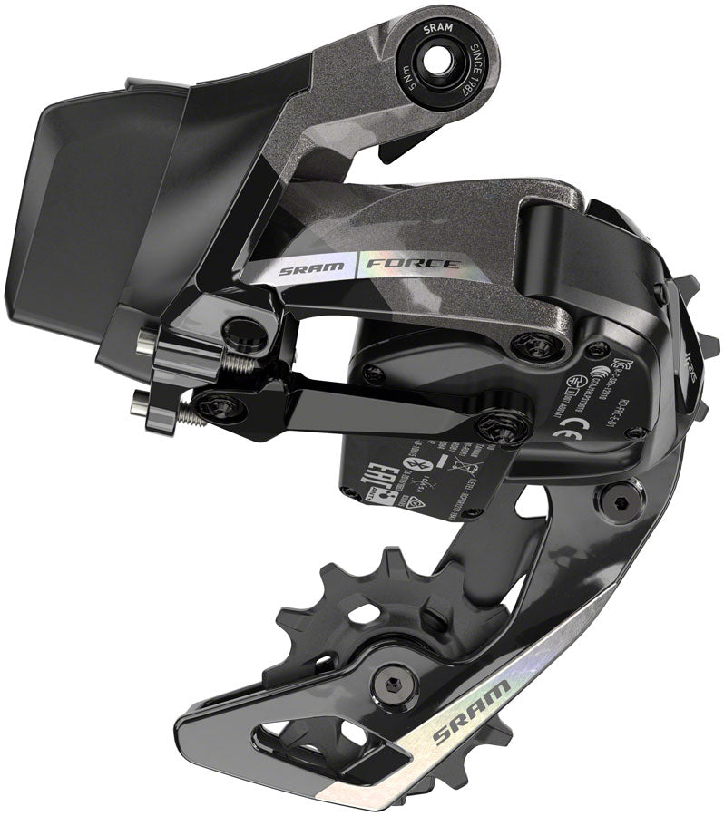 SRAM Force AXS eTap Rear Derailleur - 12-Speed, Medium Cage, 36t Max, (Battery Not Included), Iridescent Gray, D2 *NEW TAKE-OFF