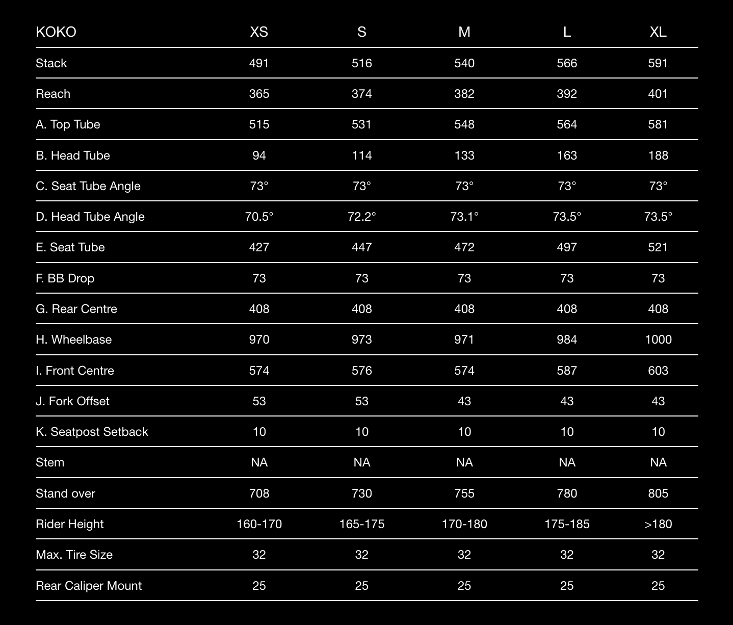 Chapter 2 Koko Frameset White/Large - Demo