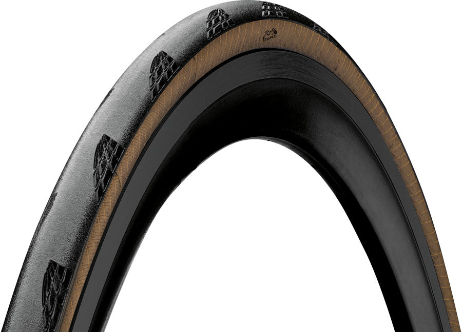 Continental Tour de France Tire Set - Aero 111 700 x 29 Front / Grand Prix 5000 S TR 700 x 30 Rear - Black/Transparent
