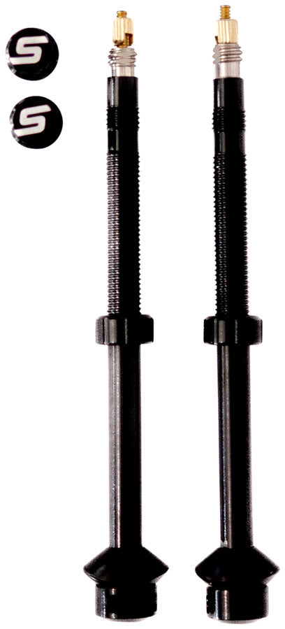 Stan's Tubeless Universal + Valves Stems - Alloy - 65mm - Black