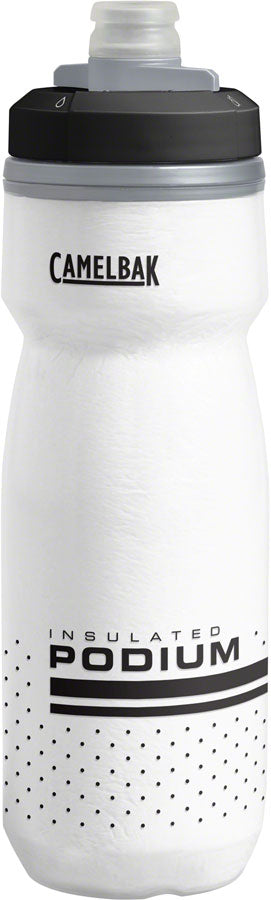 Camelbak Podium Chill Water Bottle: 21oz - White/Black