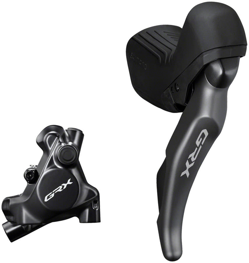 Shimano GRX ST-RX820 Shift/Brake Lever with BR-RX820 Hyd Disc Brake Caliper - Right/Rear - 12-Speed