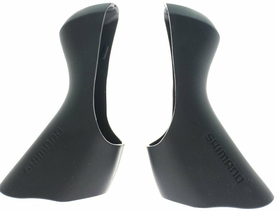 Shimano Ultegra ST-6800, 105 ST-5800, Tiagra ST-4700 STI Lever Hoods, Black, Pair