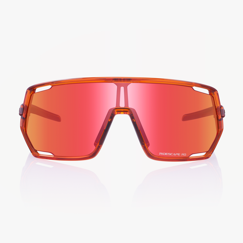 Shimano TECHNIUM 2 - ORANGE SAPPHIRE FRAME WITH RIDESCAPE ROAD LENS AND CLEAR SPARE