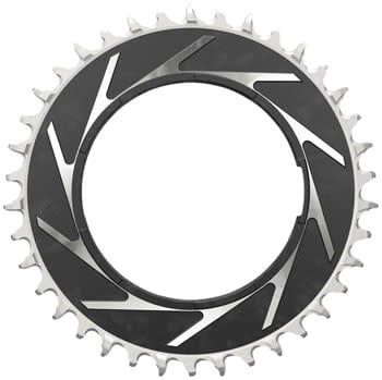 SRAM T-TYPE Chainring 38T For use w/ Powermeter - Threaded 3mm Offset Eagle- Black/Silver XXSL D1