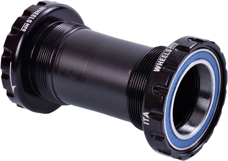 Wheels Manufacturing Italian Bottom Bracket - 30mm Spindle - ABEC 3 - Black