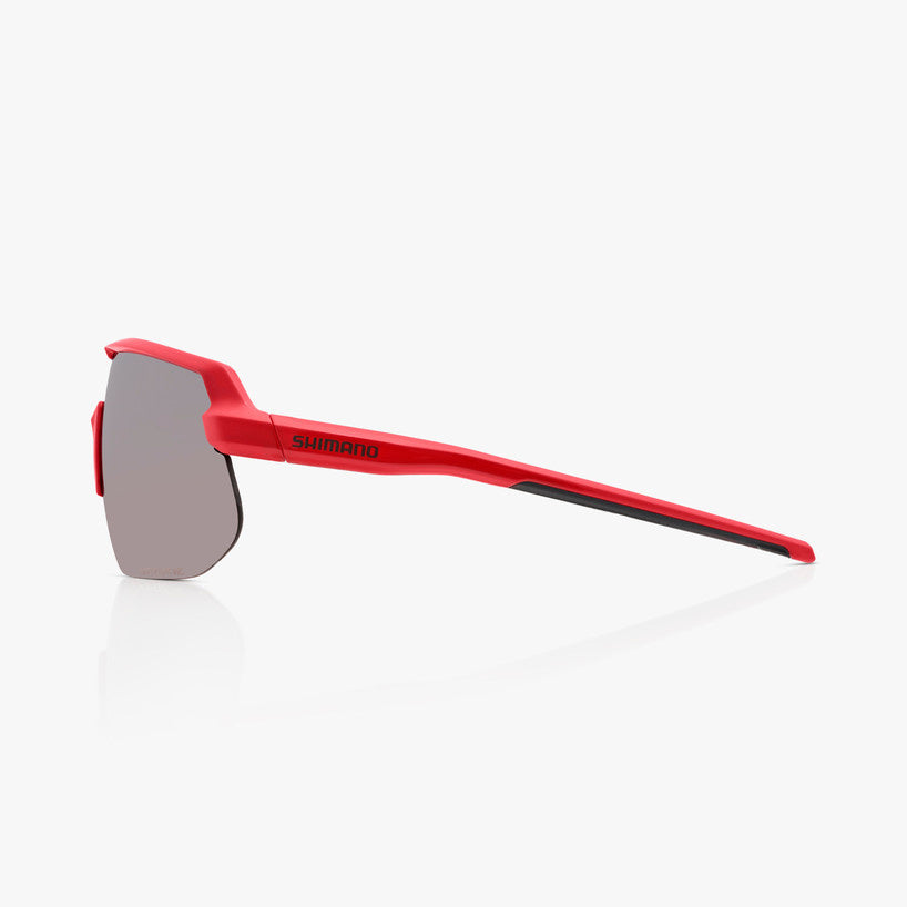 Shimano TWINSPARK 2 - DEEP RED FRAME - WITH RIDESCAPE HIGH CONTRAST LENS