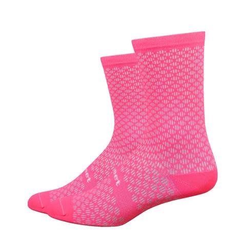 Defeet Evo Mont Ventoux 6"-Flamingo Pink Size SMALL