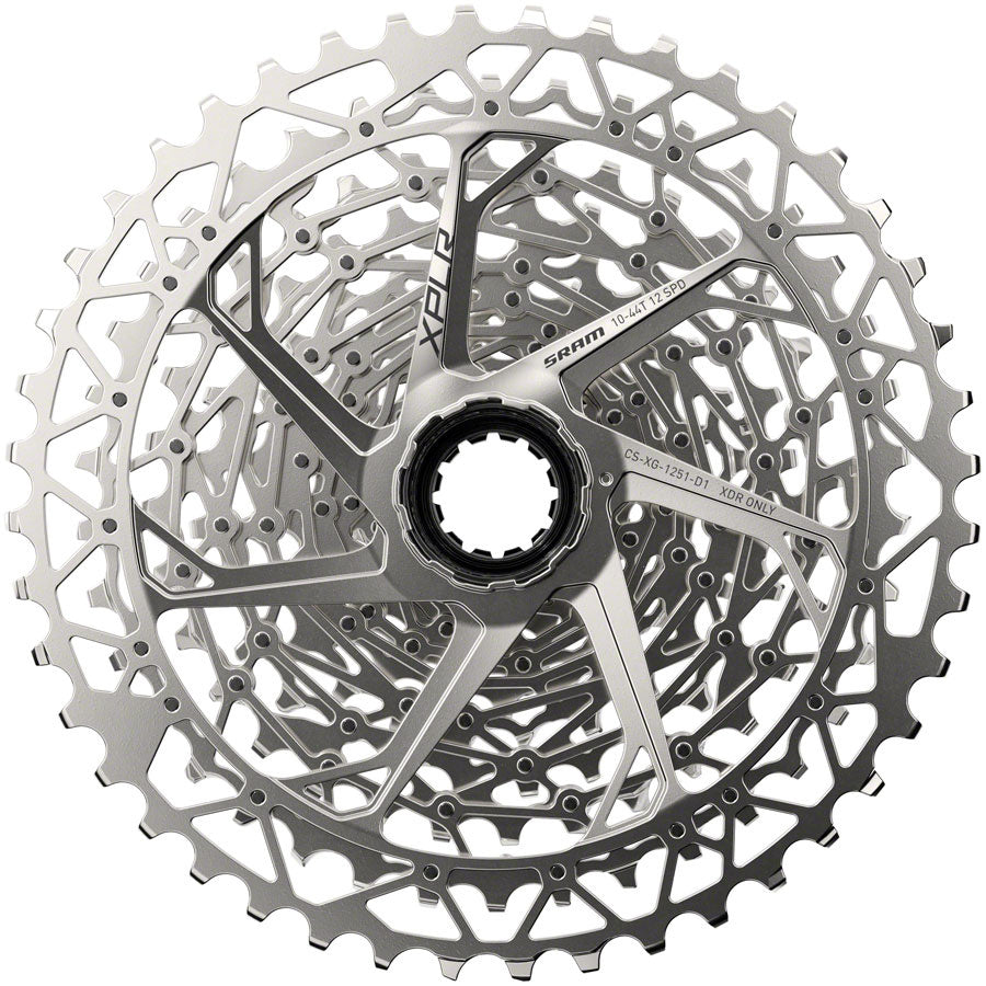 SRAM XPLR XG-1251 Cassette - 12-Speed - 10-44t - Silver - For XDR Driver Body