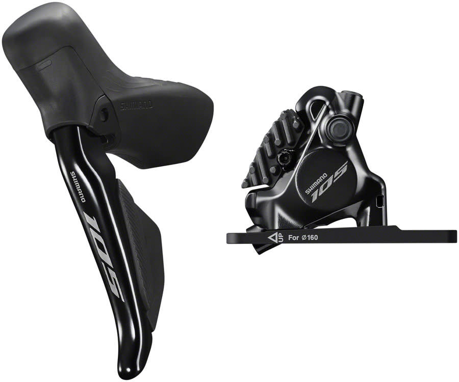 Shimano 105 ST-R7170-L Di2 Shift/Brake Lever with BR-R7170 Hydraulic Disc Brake Caliper - Front