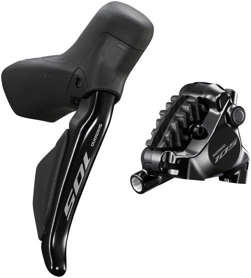Shimano 105 ST-R7170-R Di2 Shift/Brake Lever with BR-R7170 Hydraulic Disc Brake Caliper - Rear