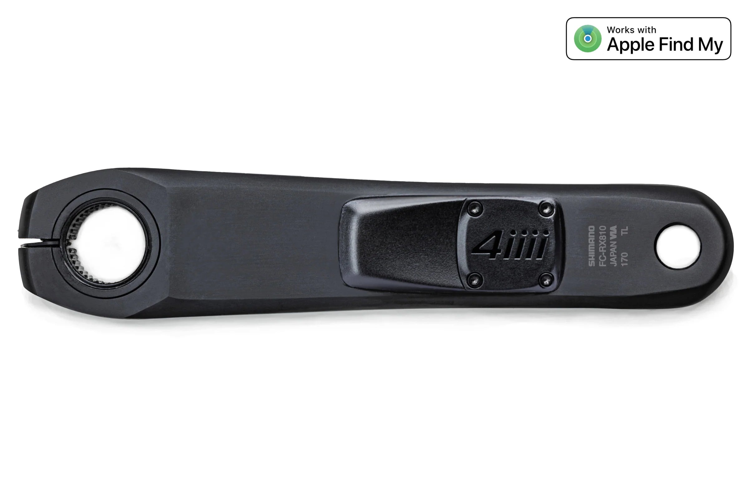 Shimano GRX- RX820 Crankset with 4iiii Precision 3+ Single Sided Power Meter - 170mm - No Chainring - Take Off - No Packaging