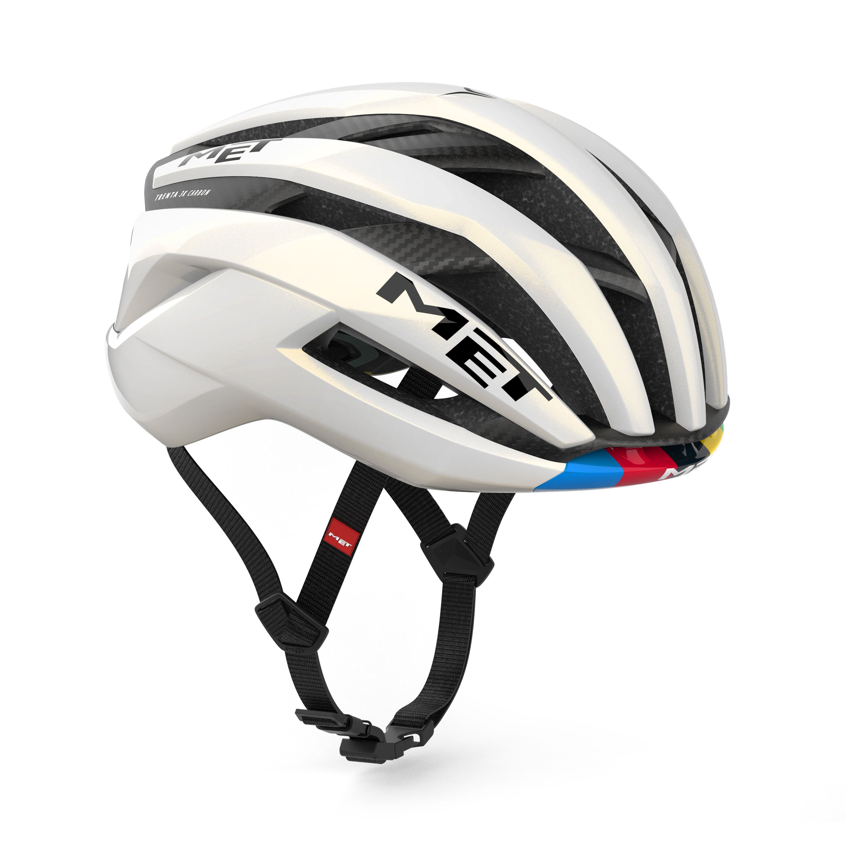 MET Trenta 3K Carbon MIPS World Champion Rainbow Limited Edition Helmet