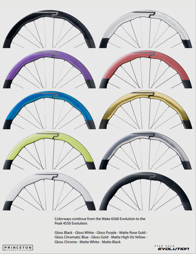 Princeton Carbonworks Peak 4550 Evolution Wheels