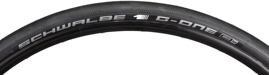Schwalbe G-One Speed Tire 700 x 30 Tubeless Black Addix SpeedGrip Super Ground V-Guard