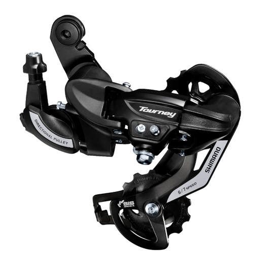 Shimano Shimano Tourney RD-TY500-SGS Rear Derailleur - 6,7 Speed, Long Cage, Black