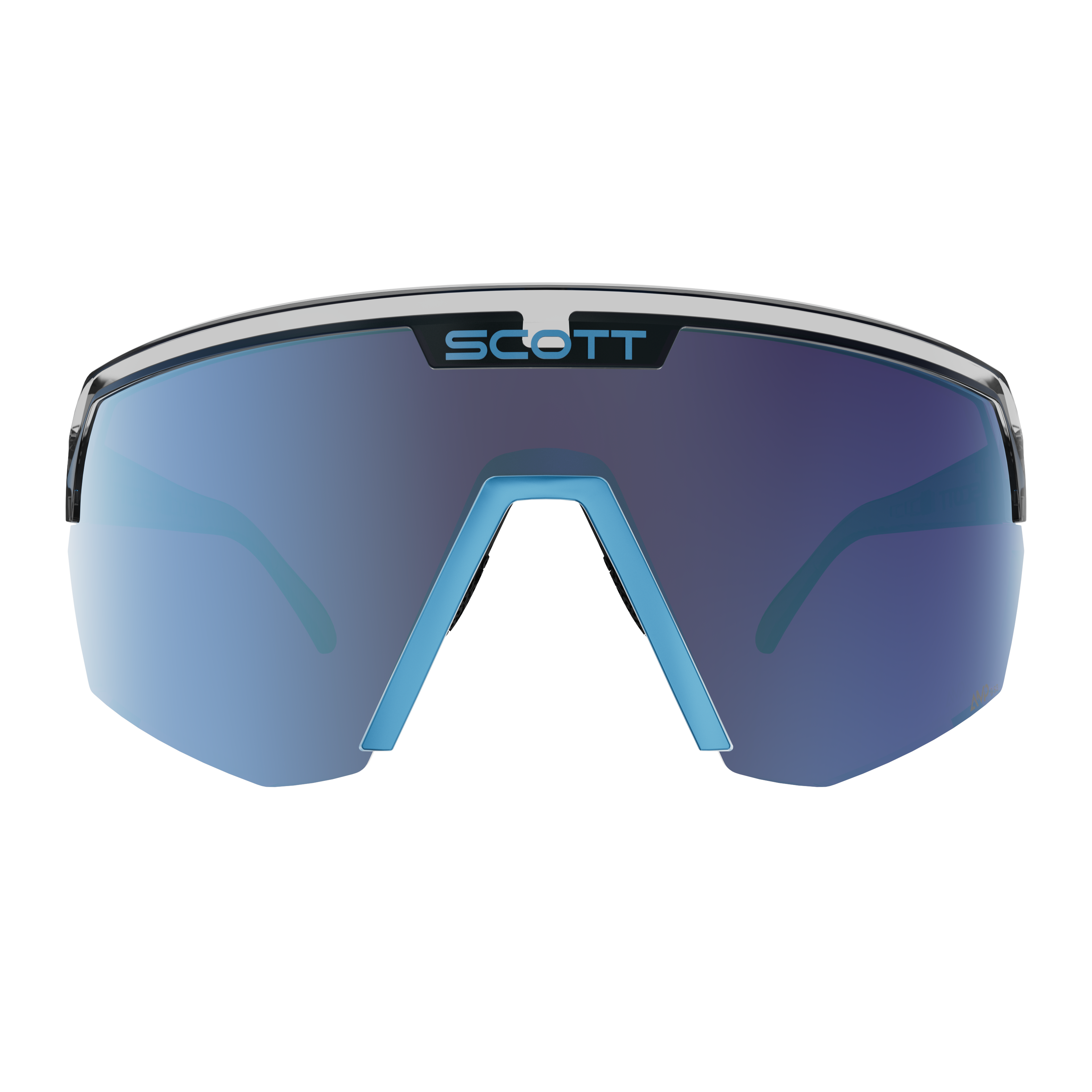 Scott Sport Shield Sunglasses - Black/Neon Blue