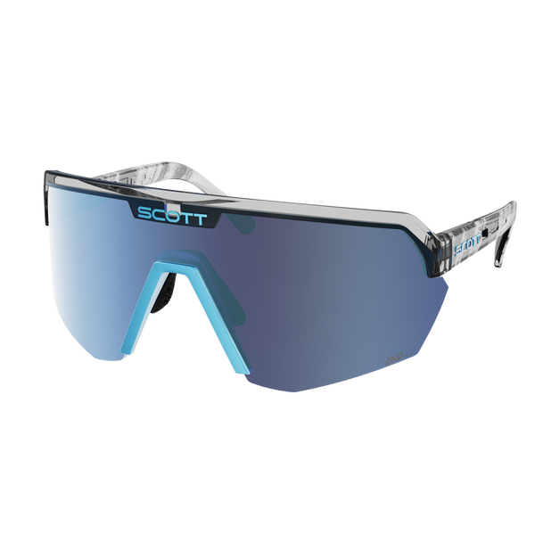 Scott Sport Shield Sunglasses - Black/Neon Blue