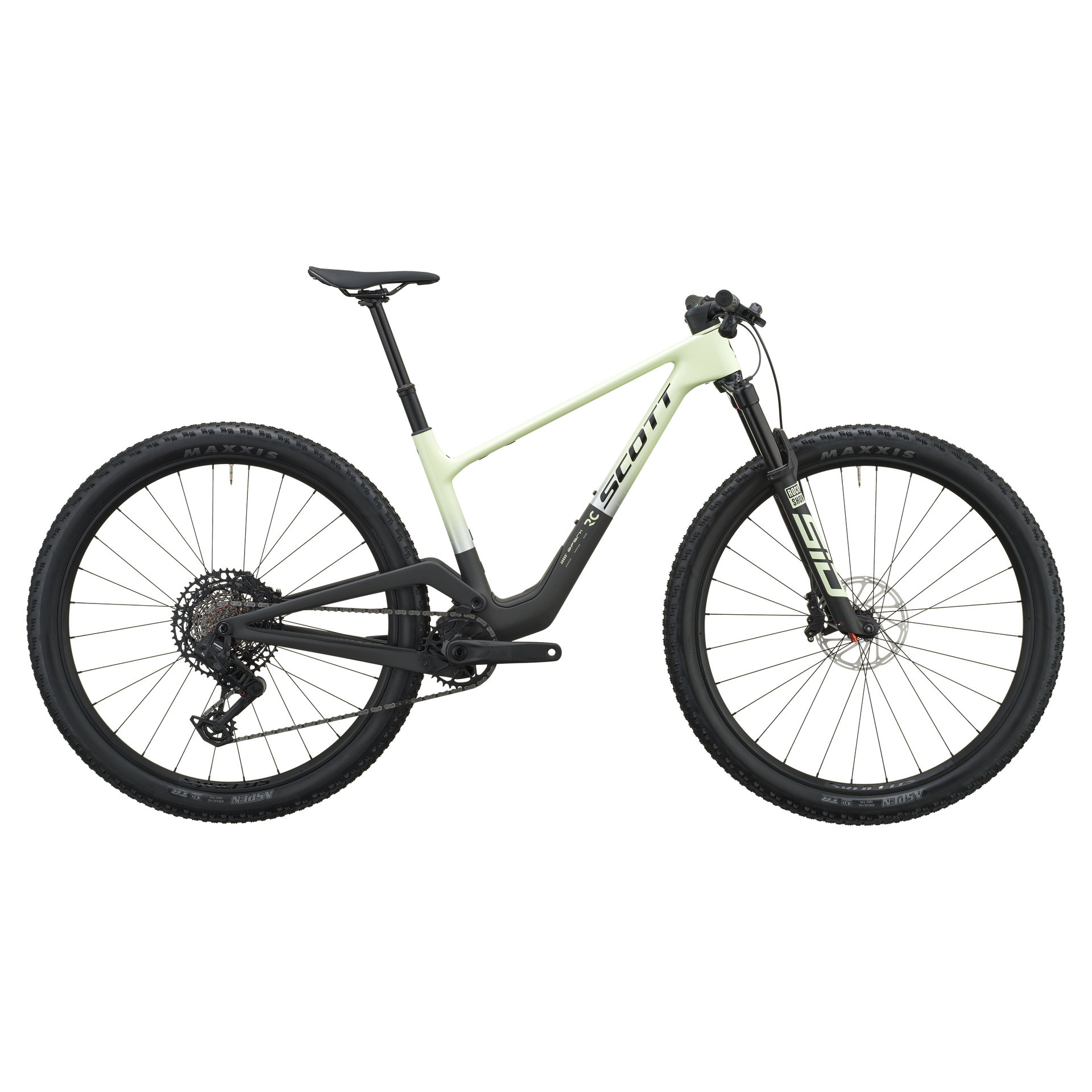 SCOTT Spark RC Team Bike — Cream Green / Carbon Black / M