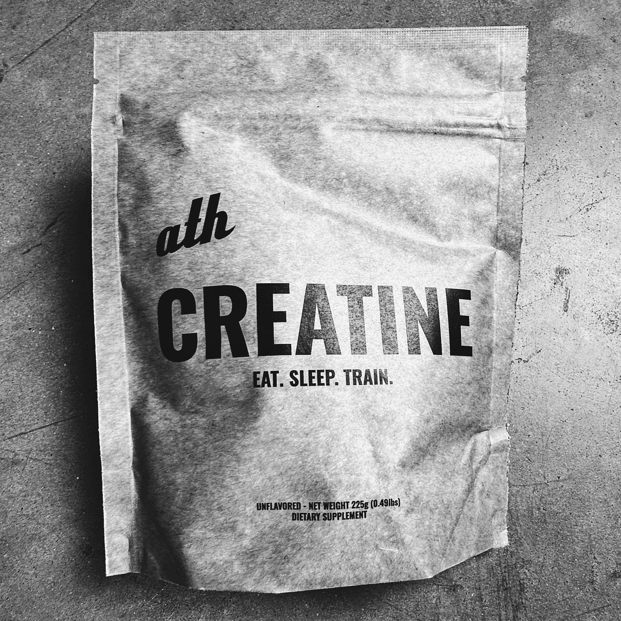 ATH SPORT - Creatine: Pure 100% Non-GMO Creatine Monohydrate
