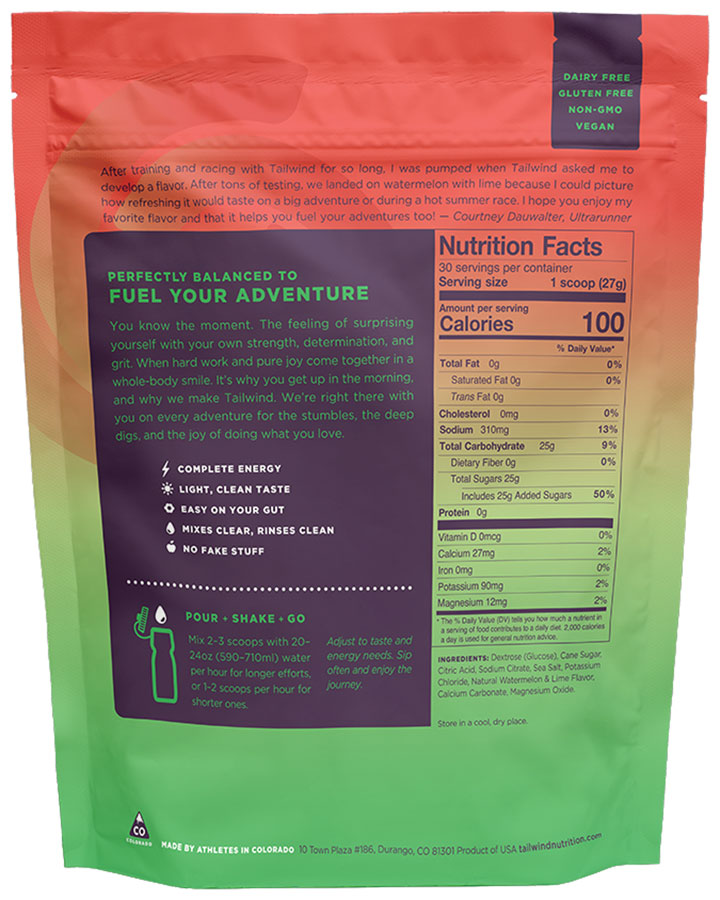 Tailwind Endurance Fuel - 30 Serving Bag