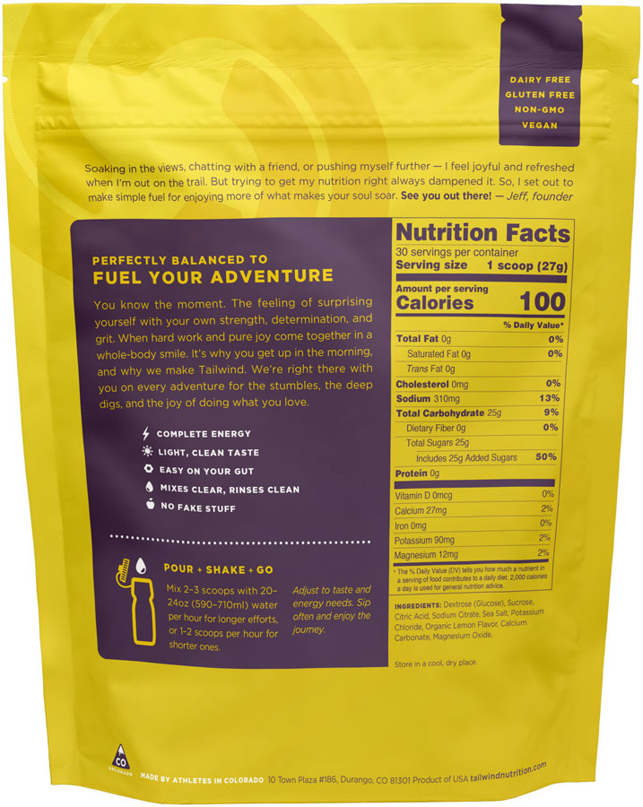Tailwind Endurance Fuel - 30 Serving Bag