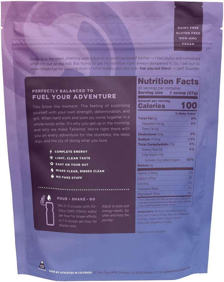 Tailwind Endurance Fuel - 30 Serving Bag