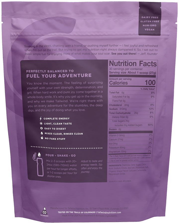 Tailwind Endurance Fuel - 30 Serving Bag