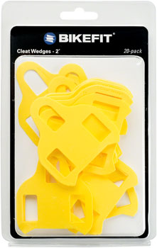 BikeFit Cleat Wedge - Look/Shimano 3-Hole 20 Pack - 2 Degree