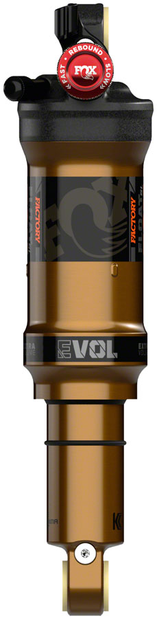 FOX Float SL Factory Rear Shock - Metric, 190 x 45 mm, EVOL SV, Remote Up, Black/Kashima Coat