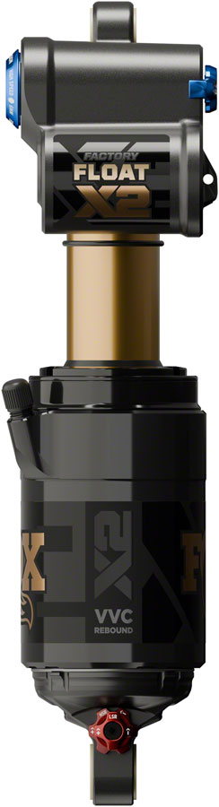 FOX FLOAT X2 Factory Rear Shock - Metric, 210 x 55 mm, 2-Position Lever, Kashima Coat