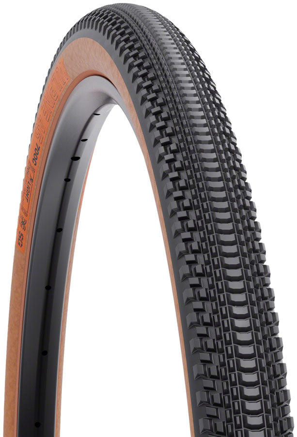 WTB Vulpine Tire - 700 x 45 Tubeless Tire - Black/Tan