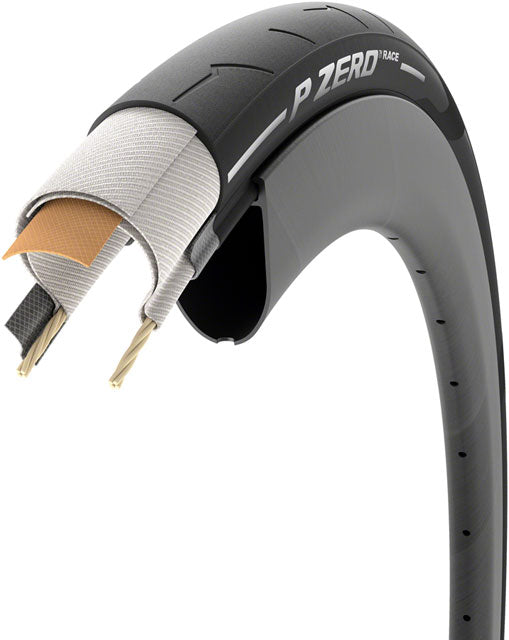 Pirelli P ZERO Race Tire - 700 x 28 - Clincher - Black - Take Off - No Box
