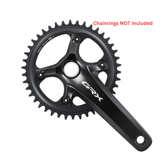 Shimano GRX- RX820 Crankset with 4iiii Precision 3+ Single Sided Power Meter - 170mm - No Chainring - Take Off - No Packaging