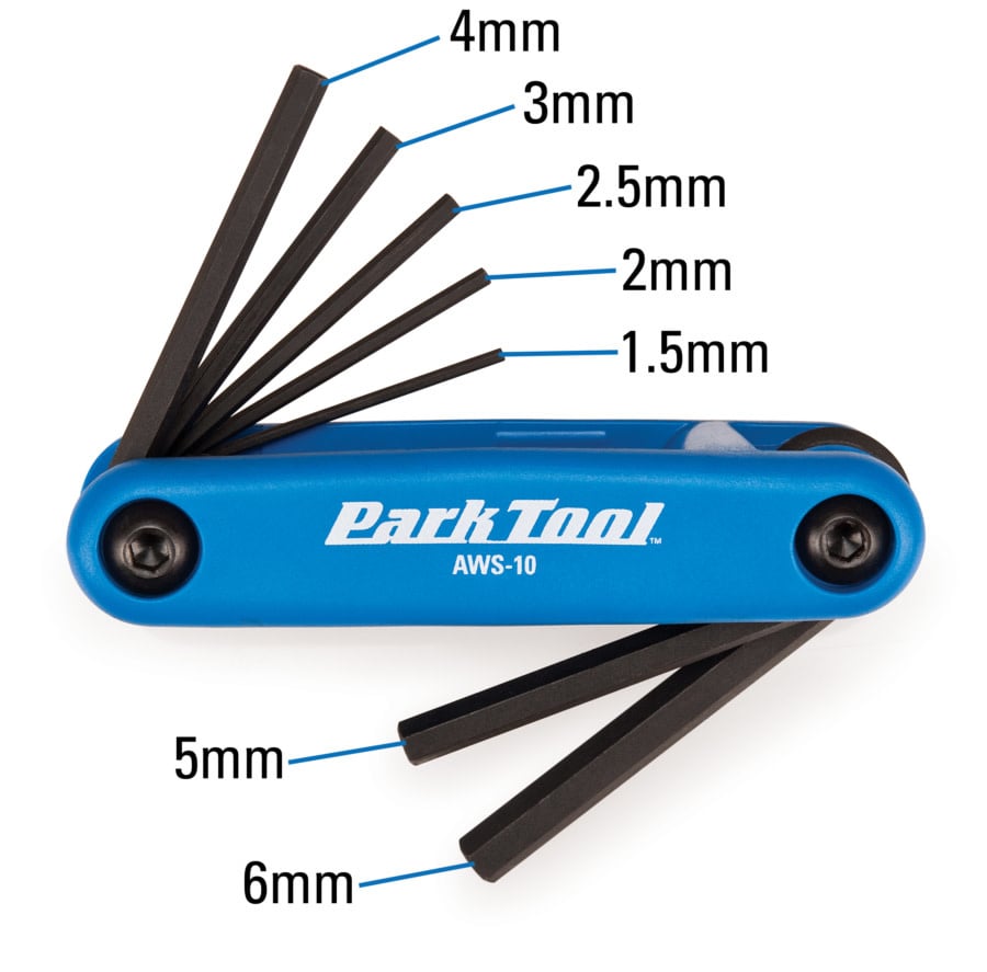 Park Tool AWS-10C FOLD-UP HEX 1.5-6MM