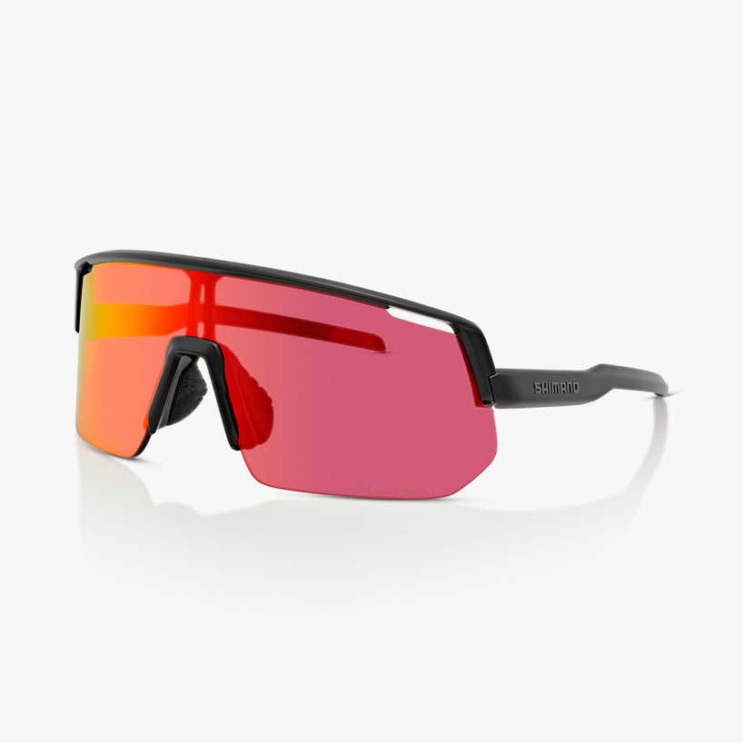 Shimano TECHNIUM L MATTE BLACK FRAME WITH RIDESCAPE ROAD LENS AND CLEAR SPARE