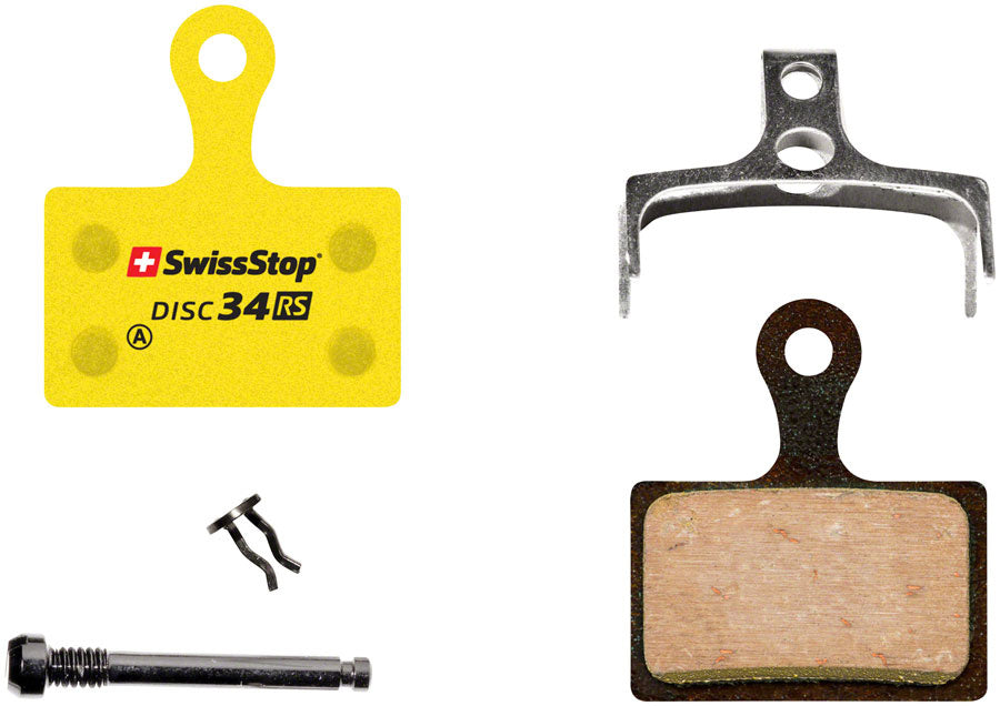 SwissStop Disc Brake Pads - Organic Compound - Shimano Road "K" Shape - Disc 34