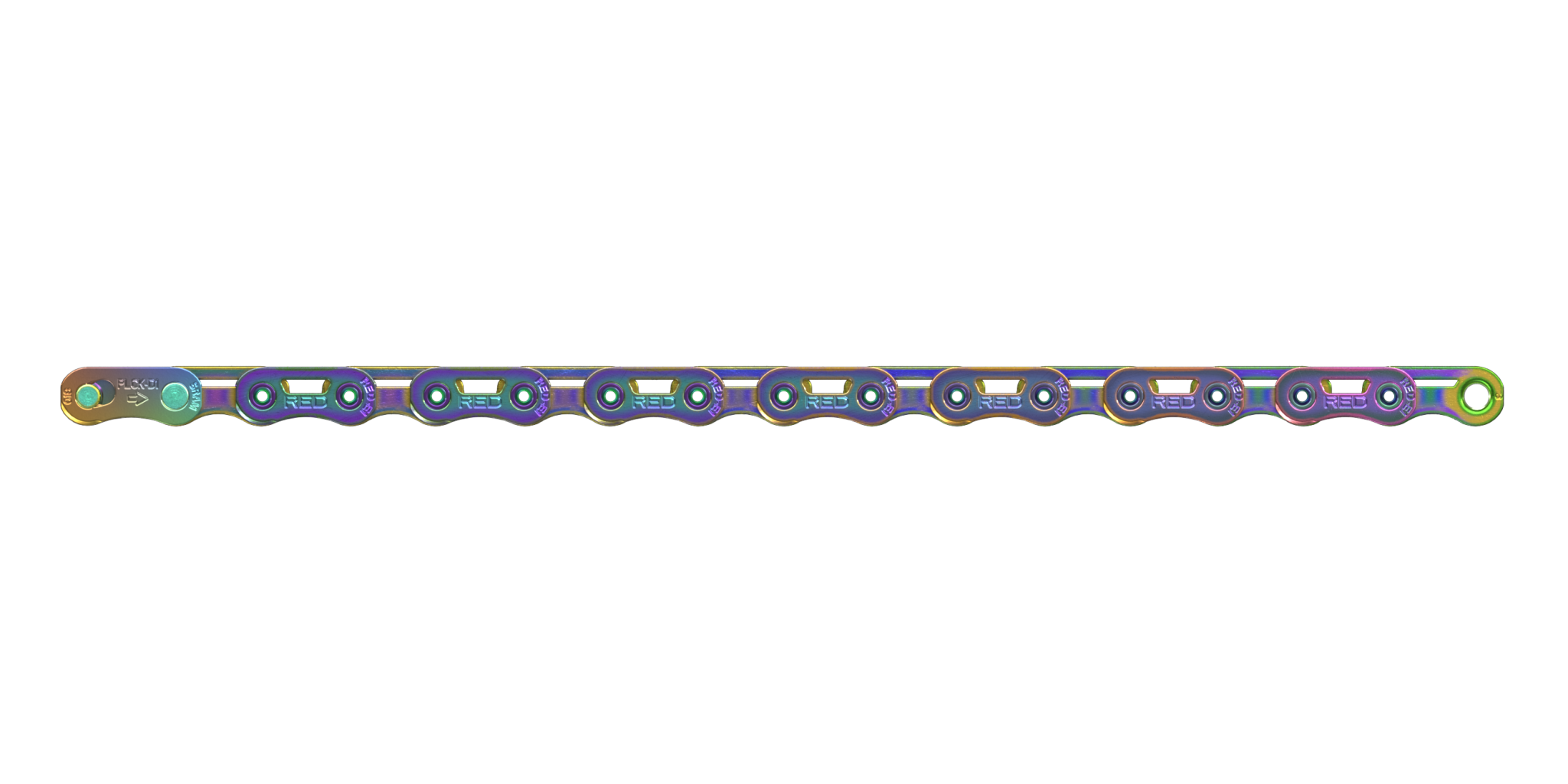 SRAM Red AXS E1 Chain Rainbow -114 Links
