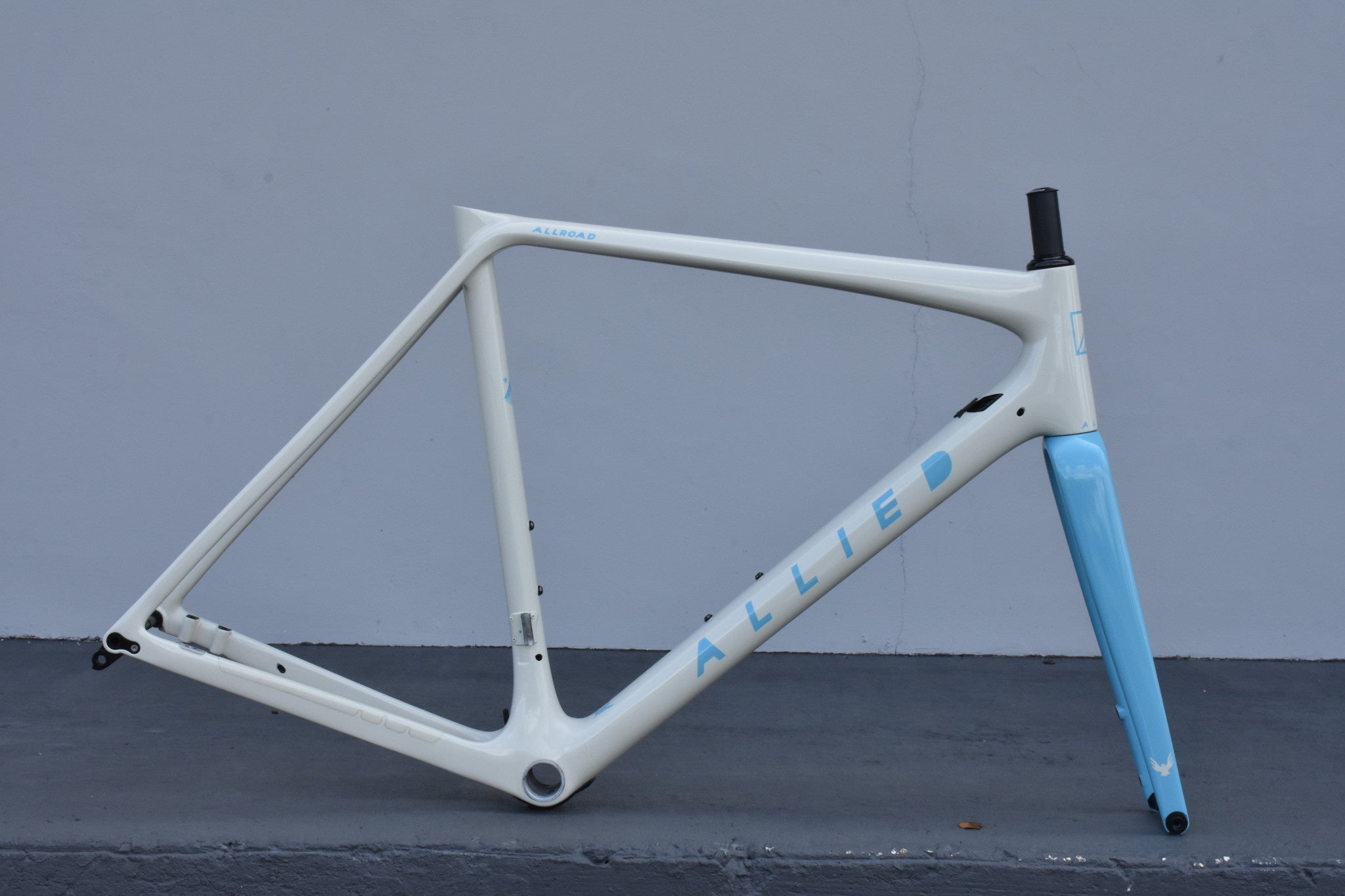 Allied Allroad Frameset 2021 - 56cm Ecru/Blue - Demo