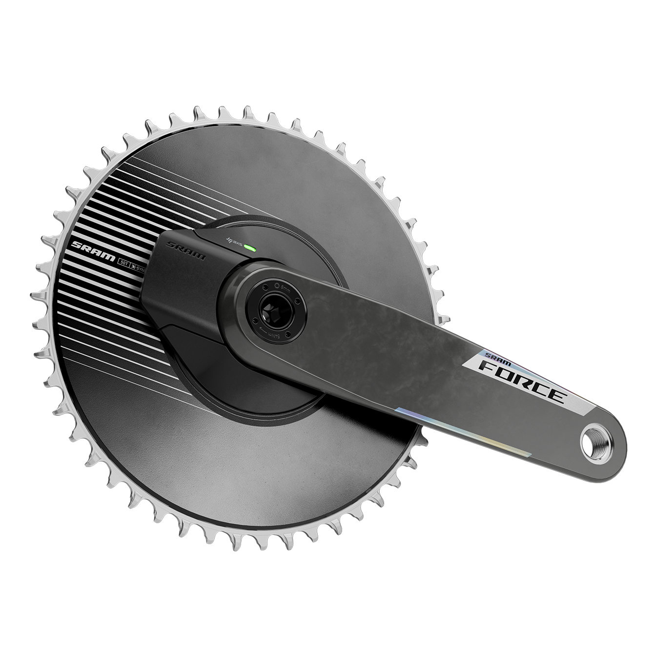 SRAM Force AXS 1X Crankset w/ Power Meter 50T Aero Chainring - E1