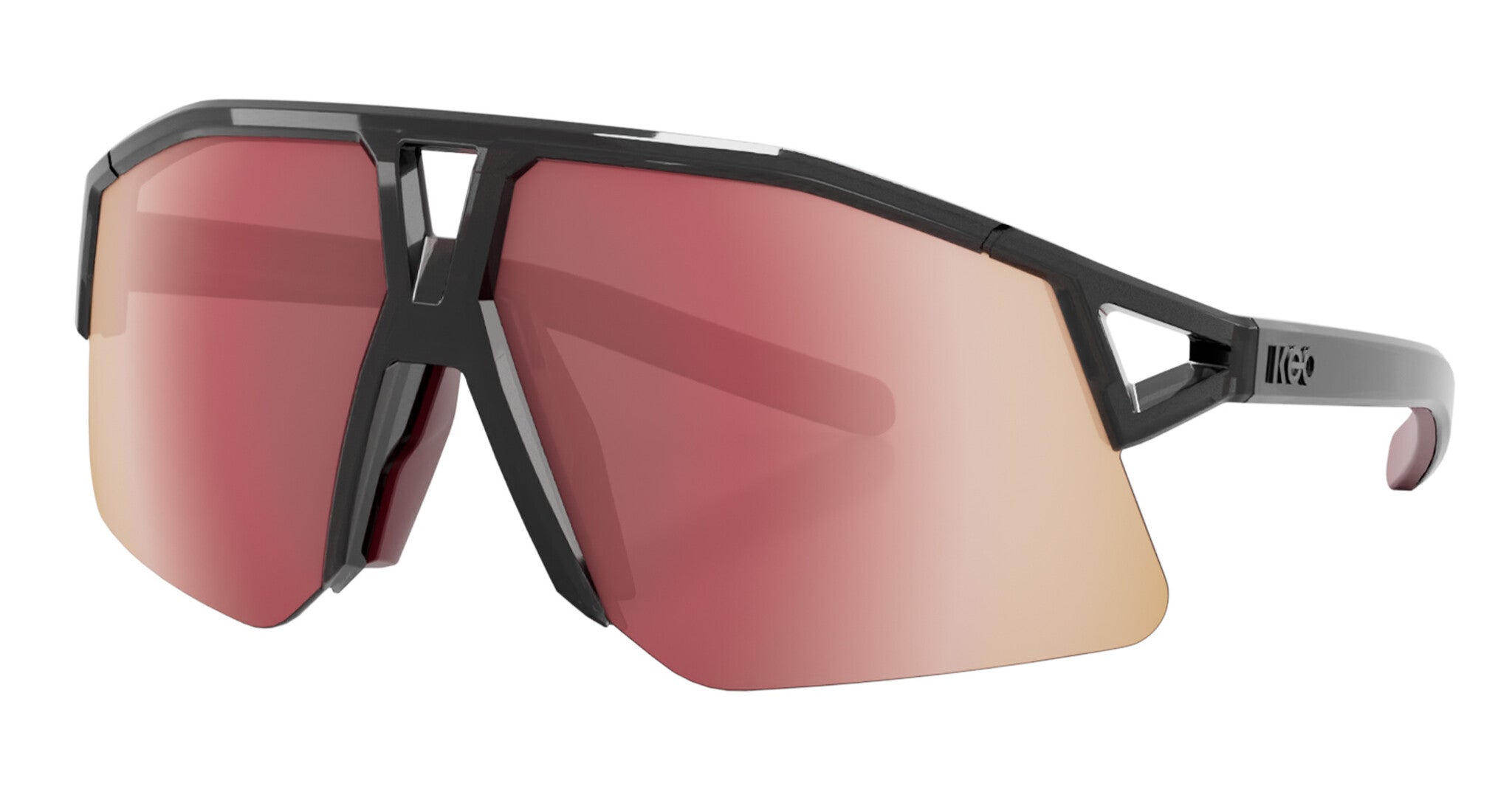 KOO HYPE- Strada Bianchi -  Black Glass/Siena Red Mirror