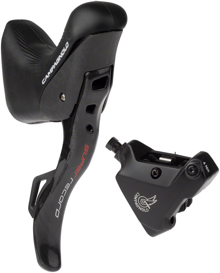 Campagnolo Super Record EPS 12 Disc, Brake Lever, Rear, 140mm, Black