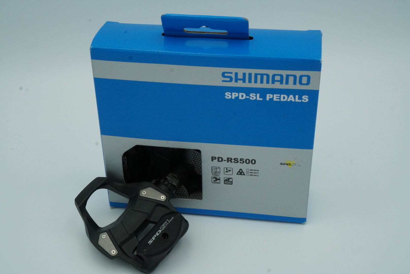 Shimano PD-R550 SPD-SL Pedals; Black